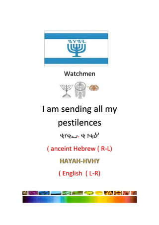 Watchmen
I am sending all my
pestilences
-
( anceint Hebrew ( R-L)
( English ( L-R)
 