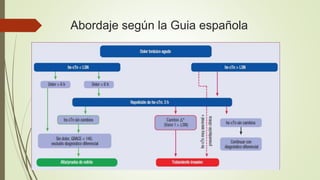 Abordaje según la Guia española
 