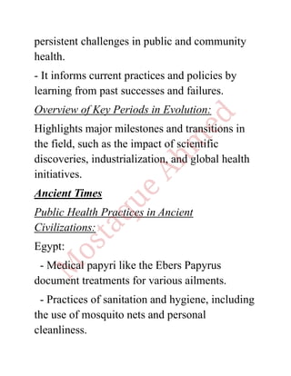 Evolution of public health and community health.pdf