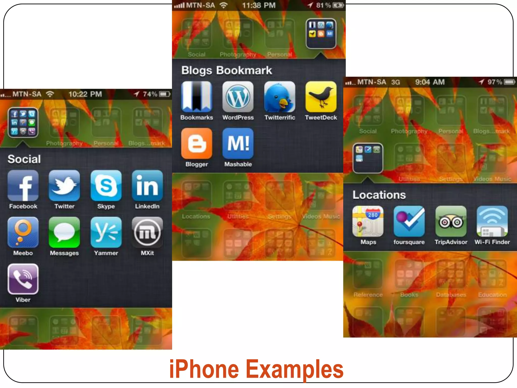 iPhone Examples
 