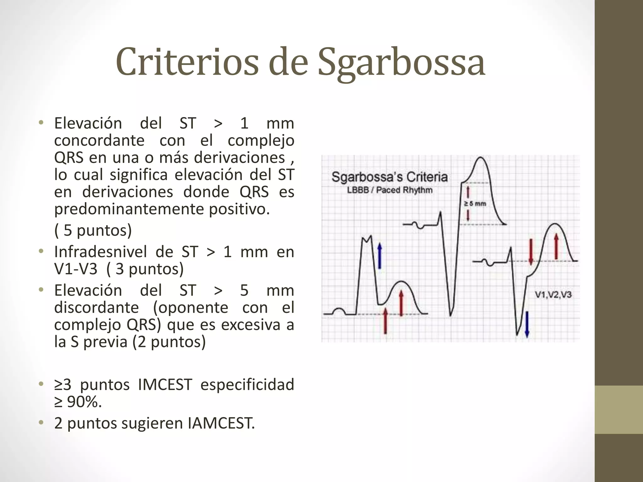 Infarto agudo al miocardio con elevacion del segmento ST | PPTX