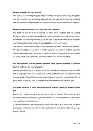 I am the tourism ambassador of my country | PDF