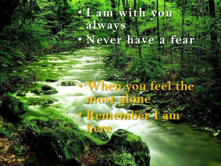 I Am With You Always