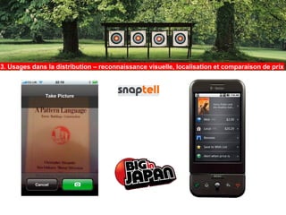 3. Usages dans la distribution – reconnaissance visuelle, localisation et comparaison de prix
 