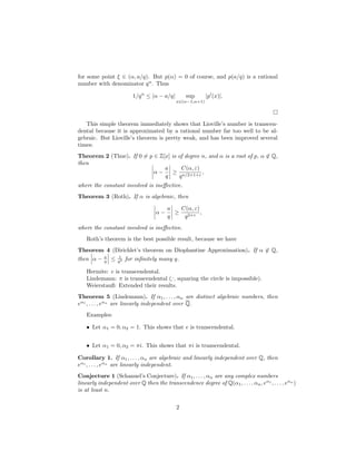 Ian.petrow【transcendental number theory】. | PDF
