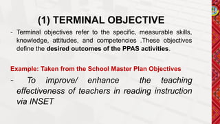 Terminal Objectives Examples Project Comprehensive Guide to Developing Master Plans, Work Action Plans, and ...