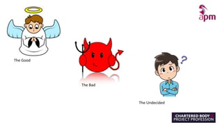 The Good
The Bad
The Undecided
 