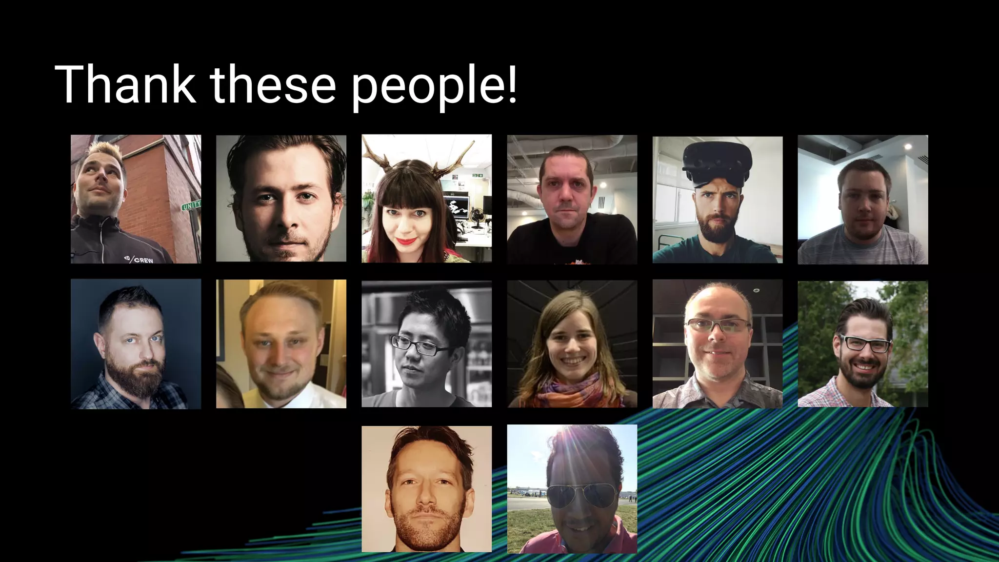 Thank these people!
 