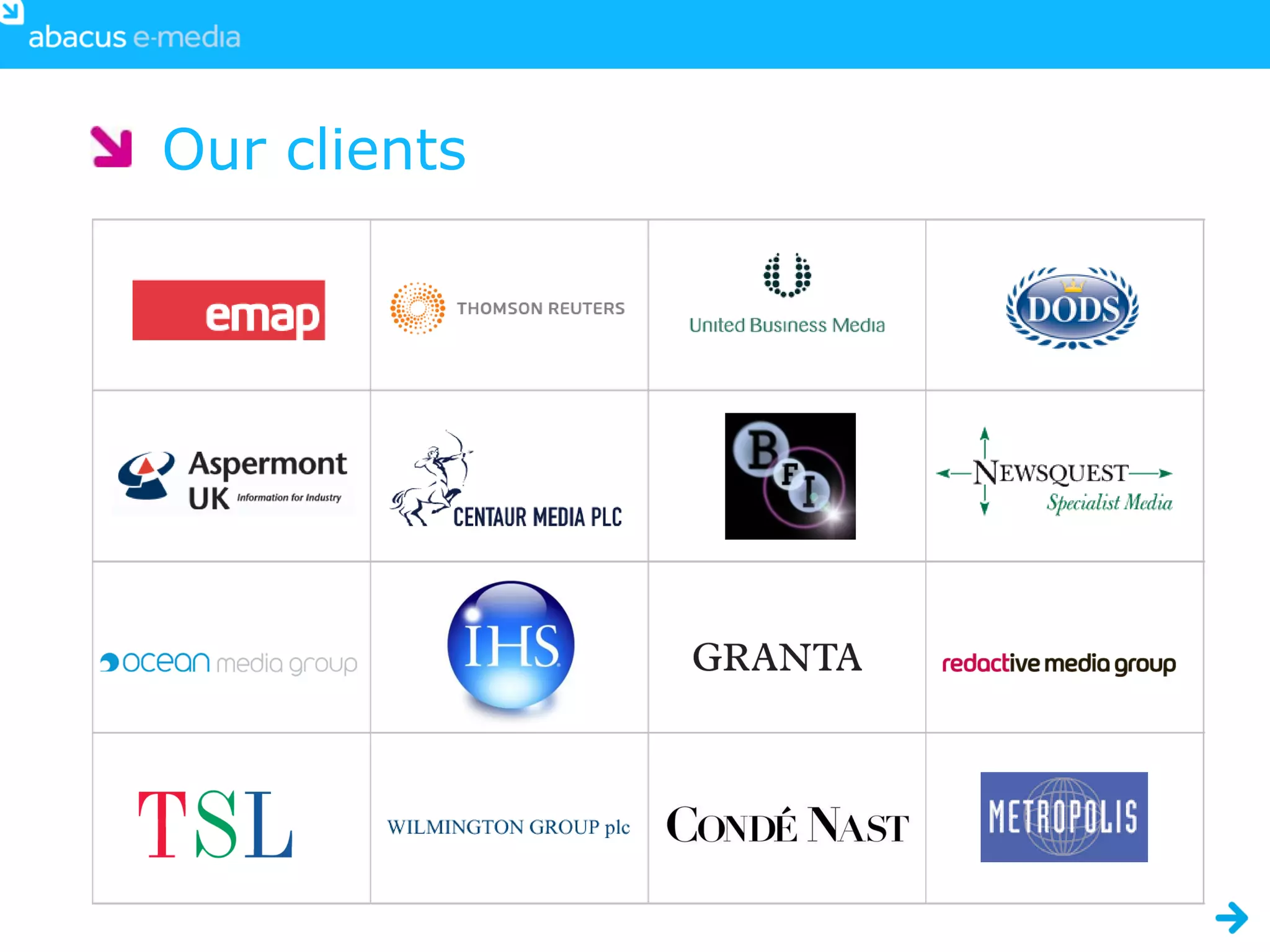 Our clients
 