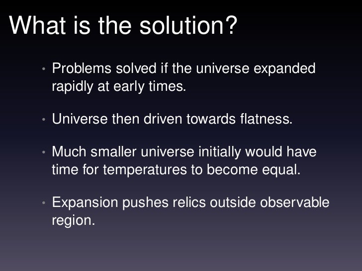 for problem queen solution 8 solution the of the as Bang Inflation problems Big a to