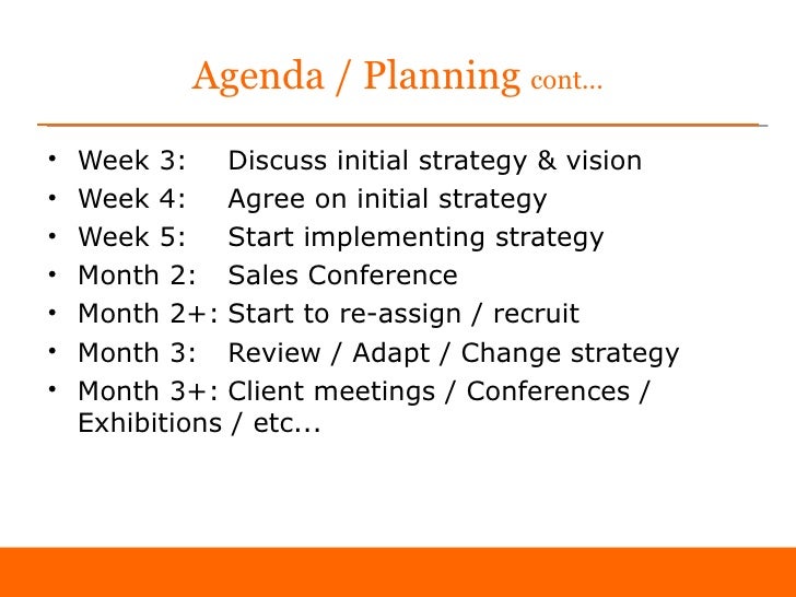 strategy planning meeting agenda