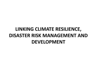 1.1 National policy and legal framework for disaster risk
reduction exists with decentralised responsibilities and
capacit...