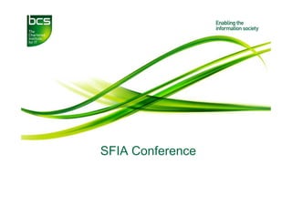 SFIA Conference
 