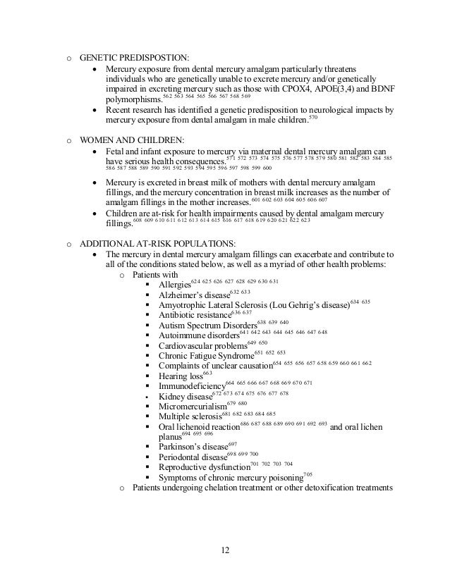Iaomt Dental Mercury Amalgam Position Statement