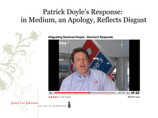 Patrick Doyle’s Response:
in Medium, an Apology, Reflects Disgust
 