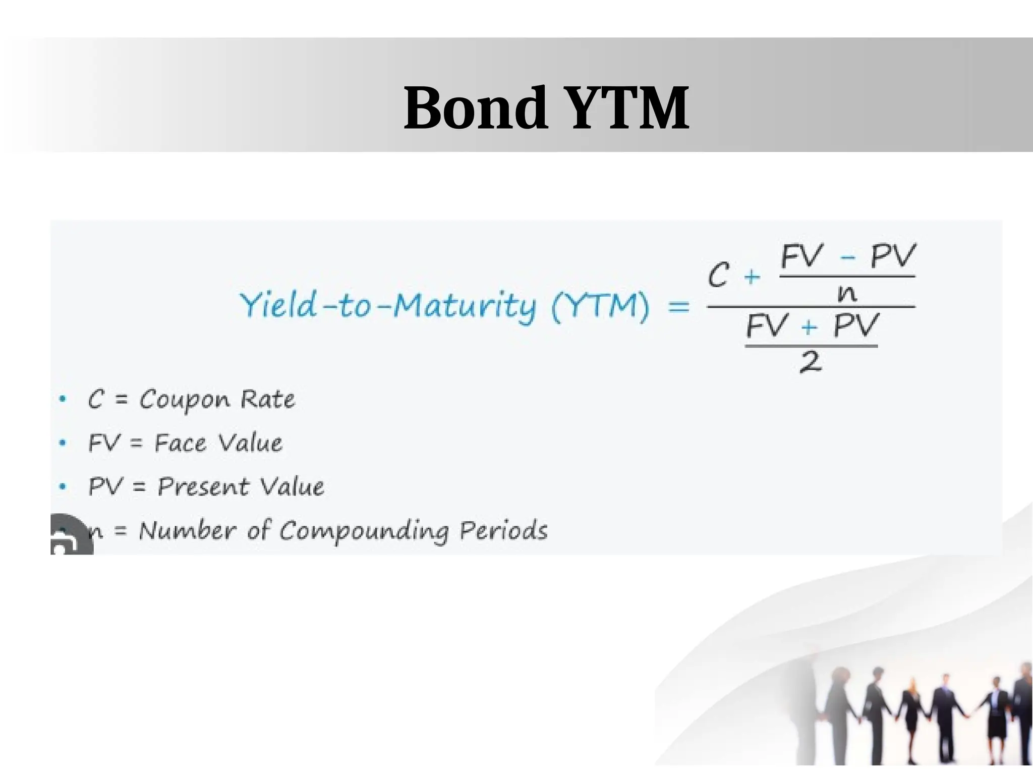 Bond YTM
 