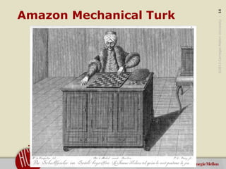 ©2013CarnegieMellonUniversity:16
Amazon Mechanical Turk
 