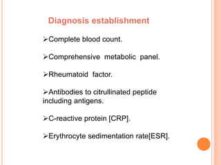Comprehensive Rheum Panel Intra articular drug delivery system final | PPTX