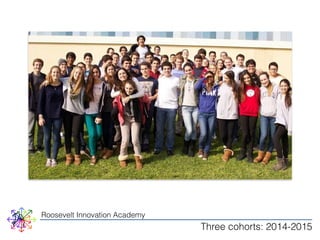 Roosevelt Innovation Academy 
Three cohorts: 2014-2015 
 
