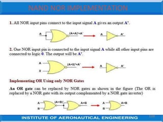 NAND NOR IMPLEMENTATION
108
 