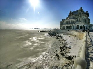 Iarna la Constanta