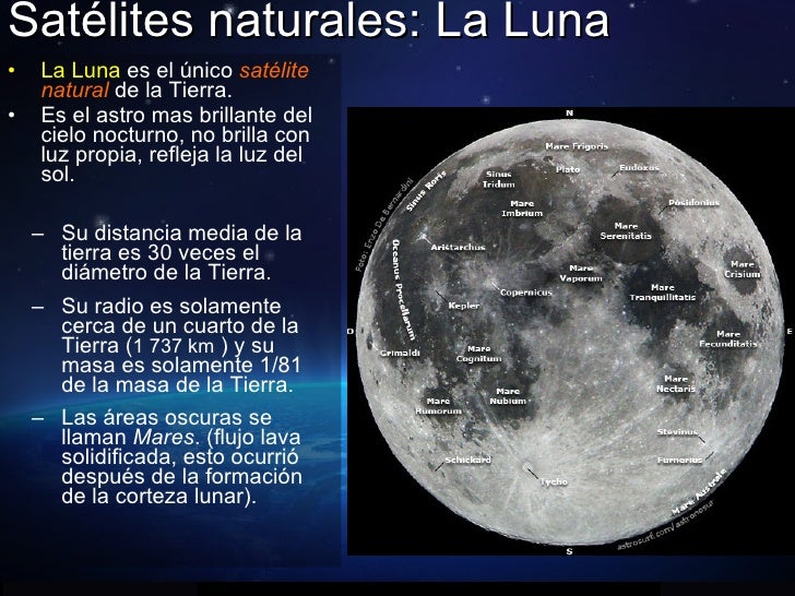 Caracteristicas De La Luna Como Satelite Natural es.slideshare.net