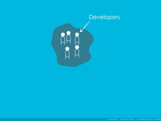 IA Summit – March 30, 2014 – @andrewjwright #uxdebt
Developers
 