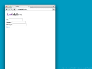 IA Summit – March 30, 2014 – @andrewjwright #uxdebt
 