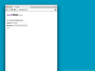 IA Summit – March 30, 2014 – @andrewjwright #uxdebt
 