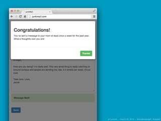 IA Summit – March 30, 2014 – @andrewjwright #uxdebt
 