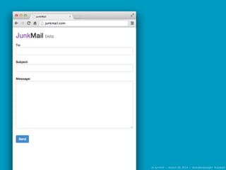 IA Summit – March 30, 2014 – @andrewjwright #uxdebt
 