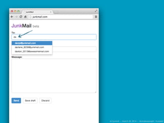 IA Summit – March 30, 2014 – @andrewjwright #uxdebt
 