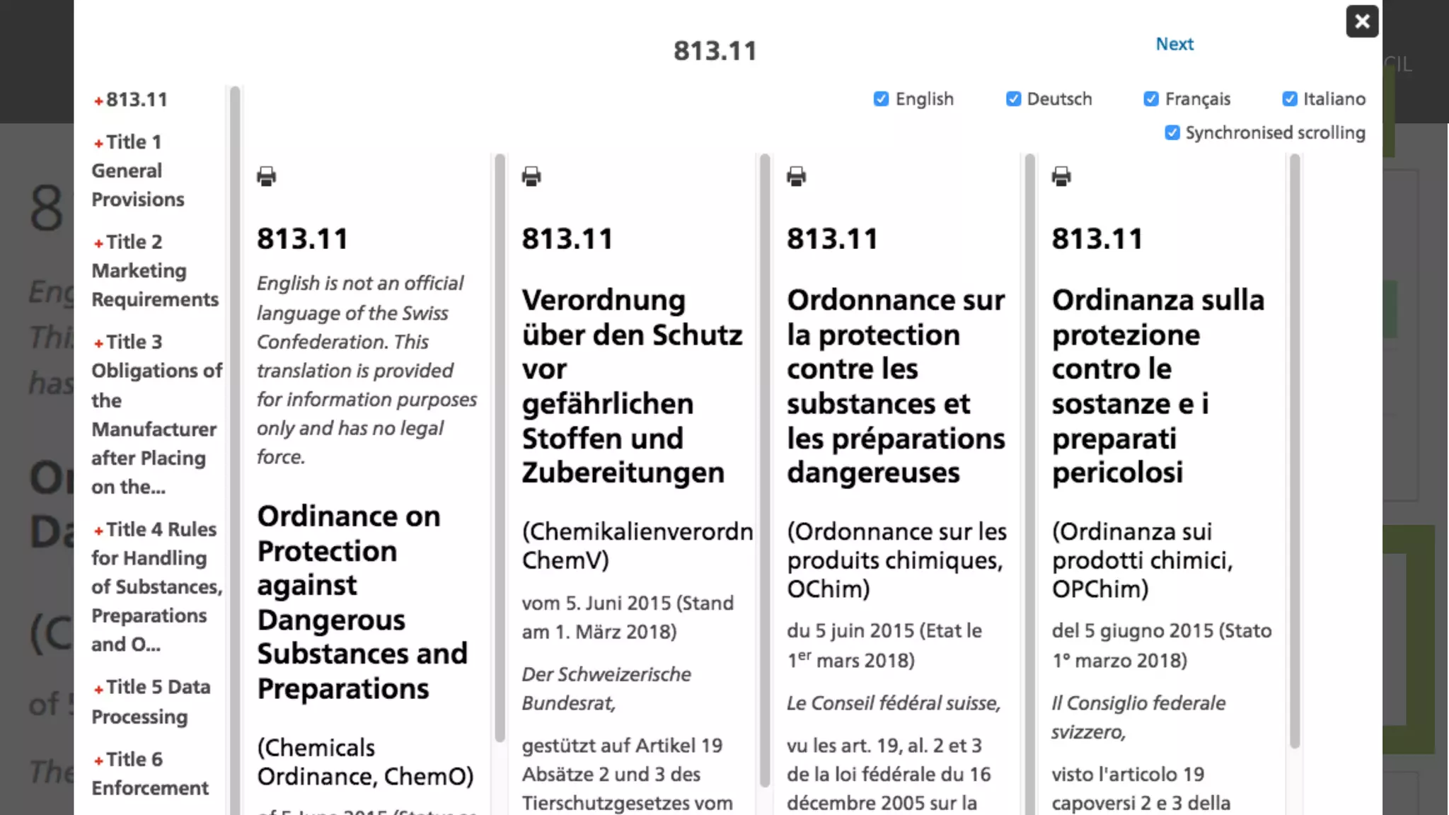 @design4context			Going	Global			IA	Summit	2018		#IAS18
SIDE	BY	SIDE	COMPARISONS
https://www.admin.ch/opc/en/classified-compilation/20141117/index.html
COMPONENT-LEVEL	TRANSLATIONS
SWISS	FEDERAL	COUNCIL
 