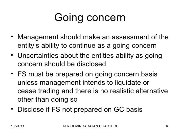 Ias 1 presentation of financial statements