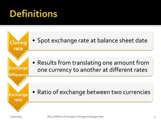 Ias 21 The Effects Of Changes In Foreign Exchange Rates | PPTX