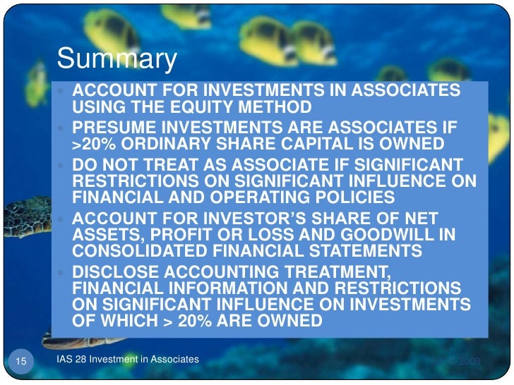 IAS 28 Investment In Associates