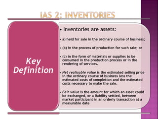 Ias 2 Inventory Methods Ias 2 inventory valuation | PPT