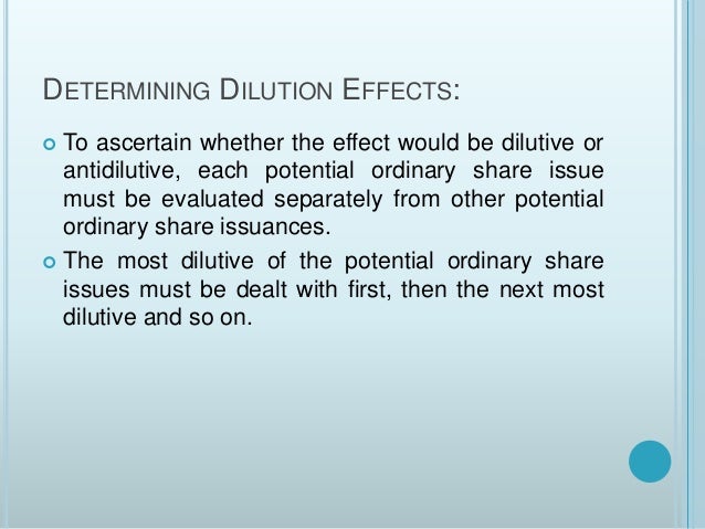 Share repurchases and the dilutive effect of stock options