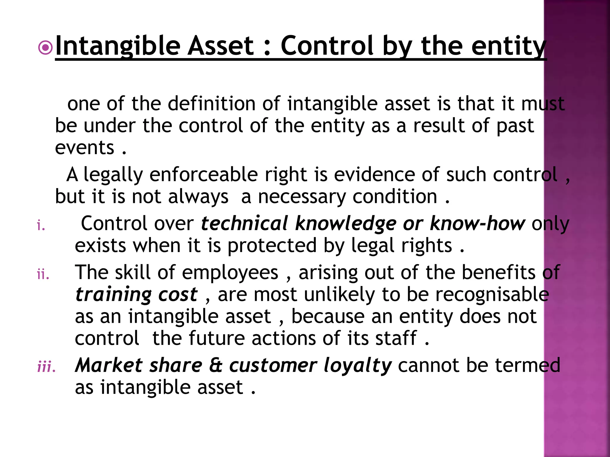 Ias – 38 INTANGIBLE ASSET & IFRS 3 | PPTX