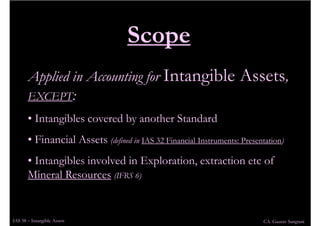 IAS 38 Intangible Assets