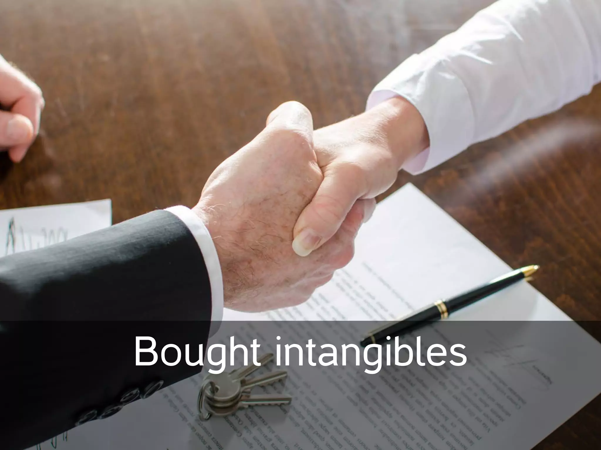 Bought intangibles
 