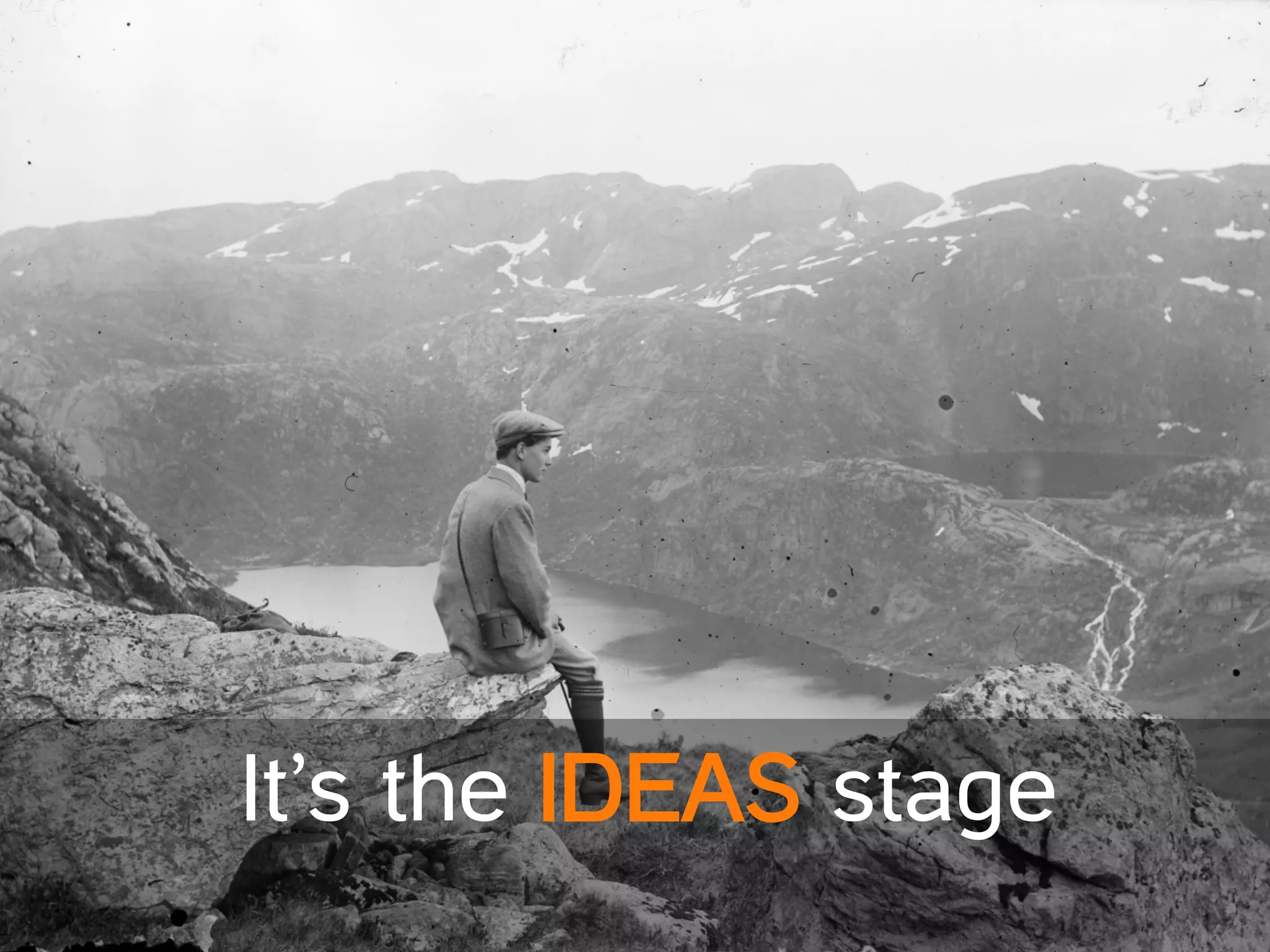 It’s the IDEAS stage
 