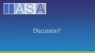 Iasa Five Pillars Presentation