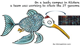On a leafy campus in Kildare
a team was working to crack the IT genome
 