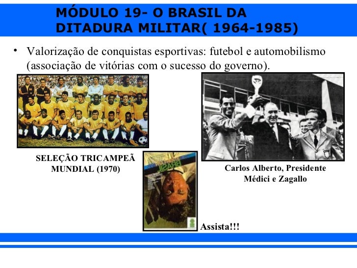 Ditadura militar no Br... Ditadura