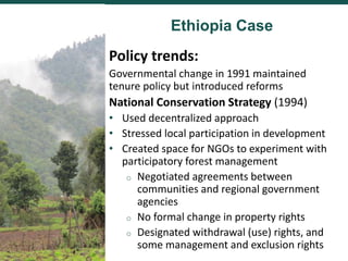 Comparing governance reforms to restore the forest commons in Nepal, China and Ethiopia