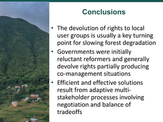 Comparing governance reforms to restore the forest commons in Nepal, China and Ethiopia