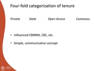 Governing shared resources in multi-level systems: It’s not just about property rights