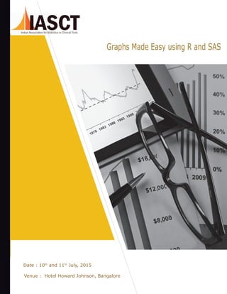 Graphs Made Easy using R and SAS
Date : 10th
and 11th
July, 2015
Venue : Hotel Howard Johnson, Bangalore
 