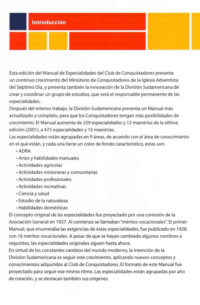 IASD Manual de Especialidades 2013